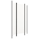 vidaXL Paravan de cameră cu 3 panouri, alb, 150 x 180 cm vidaXL Paravan de cameră cu 3 panouri, alb, 150 x 180 cm