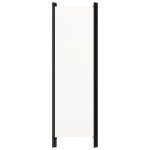 vidaXL Paravan de cameră cu 3 panouri, alb, 150 x 180 cm vidaXL Paravan de cameră cu 3 panouri, alb, 150 x 180 cm