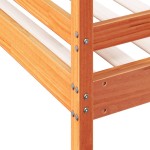 vidaXL Pat supraetajat 80x200/120x200 cm maro ceruit lemn masiv de pin vidaXL Pat supraetajat 80x200/120x200 cm maro ceruit lemn masiv de pin