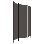 vidaXL Paravan de cameră cu 3 panouri, antracit, 150 x 180 cm vidaXL Paravan de cameră cu 3 panouri, antracit, 150 x 180 cm