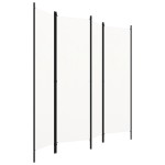 vidaXL Paravan de cameră cu 4 panouri, alb, 200 x 180 cm vidaXL Paravan de cameră cu 4 panouri, alb, 200 x 180 cm