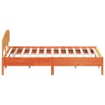 vidaXL Cadru de pat fără saltea, maro ceruit 200x200 cm lemn masiv pin vidaXL Cadru de pat fără saltea, maro ceruit 200x200 cm lemn masiv pin