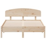 vidaXL Cadru de pat fără saltea, 120x190 cm, lemn masiv pin vidaXL Cadru de pat fără saltea, 120x190 cm, lemn masiv pin