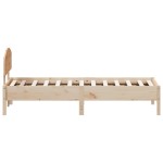 vidaXL Cadru de pat fără saltea, 75x190 cm, lemn masiv de pin
