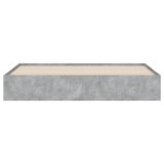 vidaXL Cadru de pat cu sertare gri beton 200x200 cm lemn prelucrat