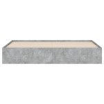 vidaXL Cadru de pat cu sertare, gri beton, 160x200 cm, lemn prelucrat