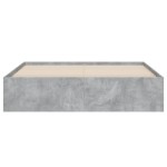 vidaXL Cadru de pat cu sertare, gri beton, 150x200 cm, lemn prelucrat vidaXL Cadru de pat cu sertare, gri beton, 150x200 cm, lemn prelucrat