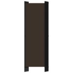 vidaXL Paravan de cameră cu 6 panouri, maro, 300 x 180 cm
