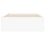 vidaXL Cadru de pat cu sertare, alb, 100x200 cm, lemn prelucrat vidaXL Cadru de pat cu sertare, alb, 100x200 cm, lemn prelucrat