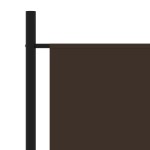 vidaXL Paravan de cameră cu 3 panouri, maro, 260 x 180 cm, textil vidaXL Paravan de cameră cu 3 panouri, maro, 260 x 180 cm, textil