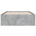 vidaXL Cadru de pat cu sertare, gri beton, 90x190 cm, lemn prelucrat vidaXL Cadru de pat cu sertare, gri beton, 90x190 cm, lemn prelucrat