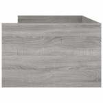 vidaXL Cadru de pat cu sertare, gri sonoma, 100x200 cm vidaXL Cadru de pat cu sertare, gri sonoma, 100x200 cm