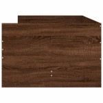 vidaXL Cadru de pat cu sertare, stejar maro, 90x200 cm