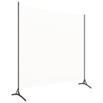 vidaXL Separator de cameră, alb, 175x180 cm, textil vidaXL Separator de cameră, alb, 175x180 cm, textil