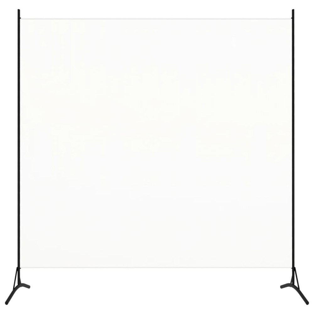 vidaXL Separator de cameră, alb, 175x180 cm, textil