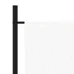 vidaXL Separator de cameră, alb, 175x180 cm, textil vidaXL Separator de cameră, alb, 175x180 cm, textil