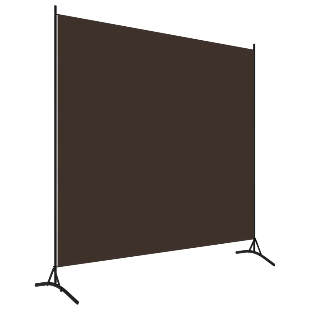 vidaXL Separator de cameră, maro, 175x180 cm, textil