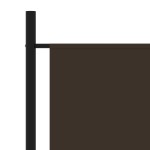 vidaXL Separator de cameră, maro, 175x180 cm, textil