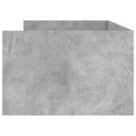 vidaXL Cadru de pat cu sertare, gri beton, 75x190 cm, mic single vidaXL Cadru de pat cu sertare, gri beton, 75x190 cm, mic single