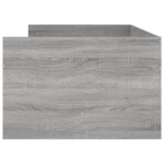 vidaXL Cadru de pat cu sertare, sonoma gri, 75x190 cm, mic single