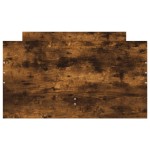 vidaXL Cadru de pat cu sertare, stejar fumuriu, 90x200 cm