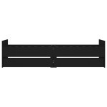 vidaXL Cadru de pat cu sertare, negru, 75x190 cm mic, single vidaXL Cadru de pat cu sertare, negru, 75x190 cm mic, single