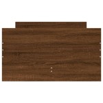 vidaXL Cadru de pat cu sertare, stejar maro, 75x190 cm, mic single