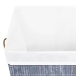 vidaXL Coș de rufe din bambus cu o secțiune, gri, 83 L vidaXL Coș de rufe din bambus cu o secțiune, gri, 83 L