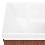 vidaXL Cutii de depozitare, 4 buc., maro, bambus vidaXL Cutii de depozitare, 4 buc., maro, bambus