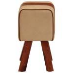 vidaXL Bancă Bok gimnastică maro 38 cm piele naturală/lemn masiv mango vidaXL Bancă Bok gimnastică maro 38 cm piele naturală/lemn masiv mango
