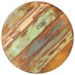 vidaXL Măsuță de cafea, Ø68x43 cm, lemn masiv reciclat