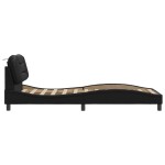 vidaXL Cadru de pat cu tăblie, negru, 80x200 cm, piele ecologică vidaXL Cadru de pat cu tăblie, negru, 80x200 cm, piele ecologică