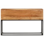 vidaXL Masă consolă, 120x30x75 cm, lemn masiv de acacia