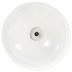 vidaXL Lampă suspendată industrială, alb, 42 cm, E27