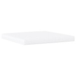vidaXL Pat cu saltea, negru, 200x200 cm, catifea