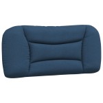 vidaXL Pat cu saltea, albastru, 80x200 cm, textil vidaXL Pat cu saltea, albastru, 80x200 cm, textil