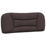 vidaXL Pat cu saltea, maro închis, 100x200 cm, textil vidaXL Pat cu saltea, maro închis, 100x200 cm, textil
