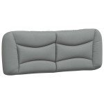 vidaXL Pat cu saltea, gri deschis, 120x200 cm, textil vidaXL Pat cu saltea, gri deschis, 120x200 cm, textil