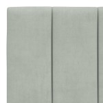 vidaXL Pat cu saltea, gri deschis, 100x200 cm, catifea vidaXL Pat cu saltea, gri deschis, 100x200 cm, catifea