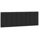 vidaXL Pat cu saltea, negru, 140x200 cm, catifea