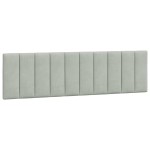 vidaXL Pat cu saltea, gri deschis, 180x200 cm, catifea vidaXL Pat cu saltea, gri deschis, 180x200 cm, catifea