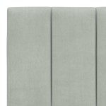 vidaXL Pat cu saltea, gri deschis, 200x200 cm, catifea vidaXL Pat cu saltea, gri deschis, 200x200 cm, catifea