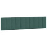 vidaXL Pat cu saltea, Hanko, verde închis, 200x200 cm, catifea