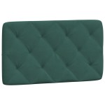vidaXL Pat cu saltea, verde închis, 80x200 cm, catifea