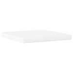 vidaXL Pat cu saltea, maro, 200x200 cm, piele ecologică