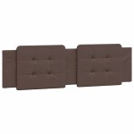 vidaXL Pat cu saltea, maro, 180x200 cm, piele ecologică vidaXL Pat cu saltea, maro, 180x200 cm, piele ecologică