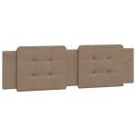 vidaXL Pat cu saltea, cappuccino, 180x200cm piele ecologică vidaXL Pat cu saltea, cappuccino, 180x200cm piele ecologică
