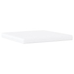 vidaXL Pat cu saltea, maro, 200x200 cm, piele ecologică