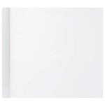 vidaXL Folie fereastră, 5 buc., statică/mată, alb, PVC