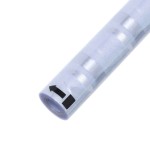 vidaXl Folie fereastră, 2 buc., mată, model bambus, PVC